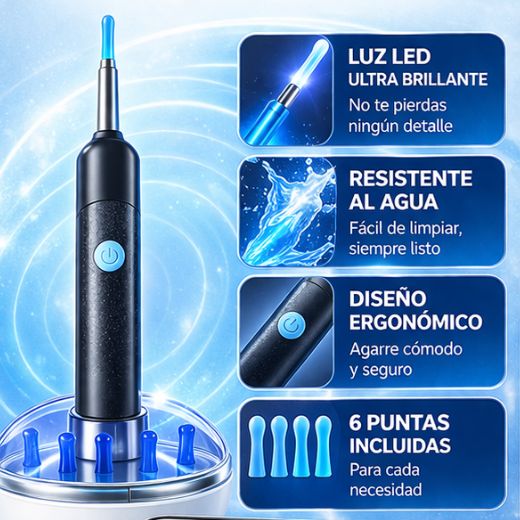 Limpiador de Oídos con Cámara