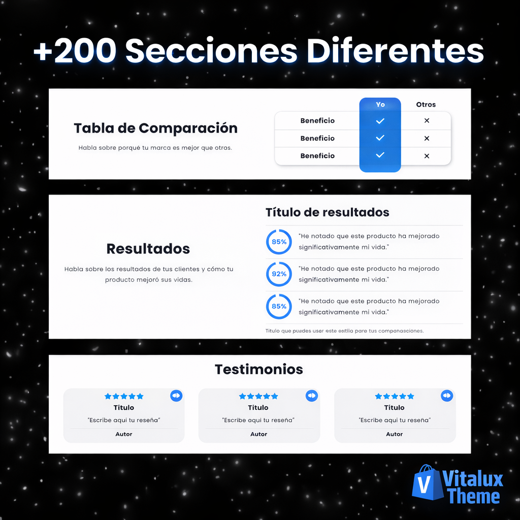SHOPIFY VitaluxTheme™ PRO